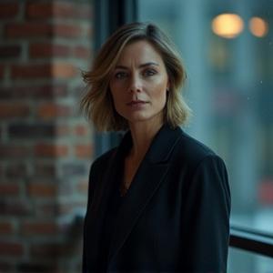 Portrait of Dr. Eleanor Vance, Lead AI Architect