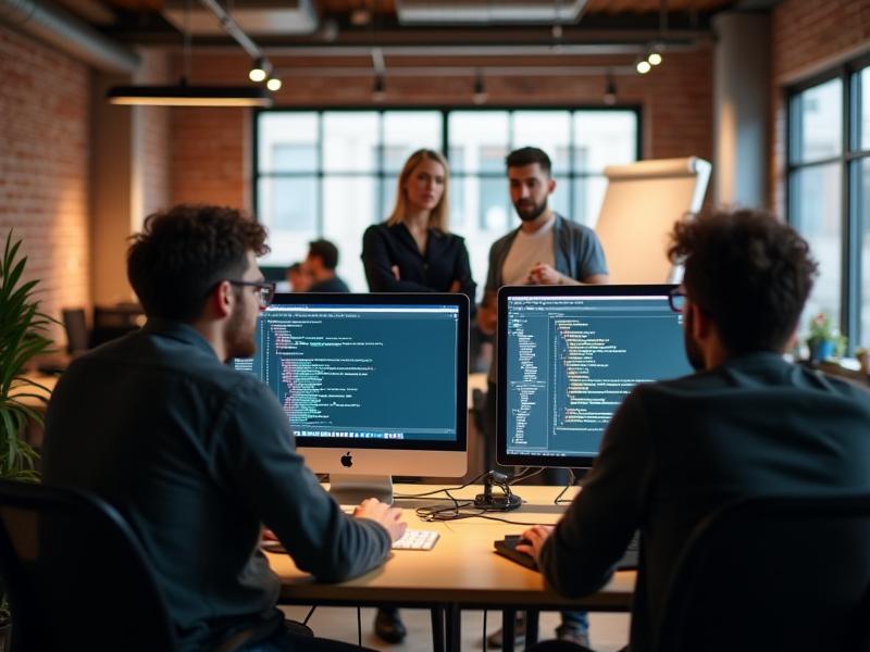 The Xcode Cleaner Solutions team collaborating in their Portland office